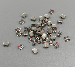 100 Pcs Dental Orthodontic Metal Brackets Mini Roth 022 345 Hooks Braces In Bulk
