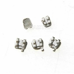 50 X Dental Orthodontic Brackets Standard Edgewise Slot.018 Hooks 3-4-5 Metal