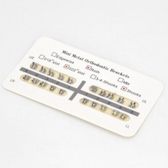 Dental Orthodontic Monoblock MIM Bracket Braces Mini Standard Roth 022 345 Hook