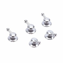10Pcs Dental Orthodontic Bondable Lingual Buttons with Hook Round Base