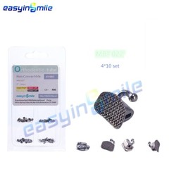 40Pc Easyinsmile Dental Orthodontic Buccal Tube Split 2ND Molar MBT022 Bondable