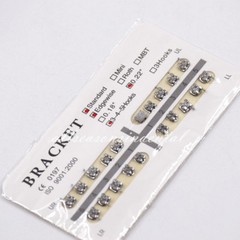 Dental Ortho Brackets Braces Metal 0.22” Slot Standar Edgewise No/ 3 /345 Hooks