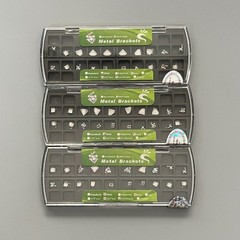 5Sets Dental Orthodontic Metal Braces Cartoon Bracket Diamond Mini Roth 022 345