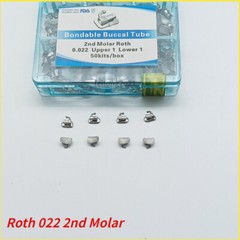 Dental Orthodontic Buccal Tube 1st 2nd Molar Tube Roth MBT 022/018 FDA CE