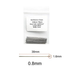 3 Sizes Dental Clasps Tooth Hold Fixed Corrosion-Resistan Ball Hooks Retainer