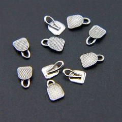 Dental Orthodontic Lingual Buttons Traction Hook Round Rectangular 10pcs/pack