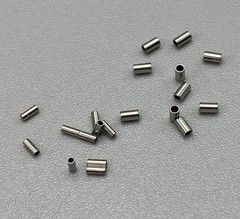 100*Dental Orthodontic Crimpable Mini Stop Crimpable Hook tube Stopper 0.5/0.8mm