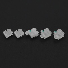 Dental Orthodontic Clear Ceramic Bracket Aesthetic Brace Roth MBT 0.022 345w/h
