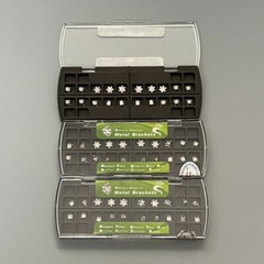5 Sets Dental Orthodontic Metal Braces Cartoon Bracket Flower Mini Roth 022 345