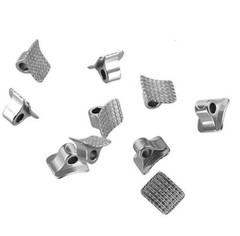 10 Pcs Dental Orthodontic Lingual Button Rectangular MIM Direct Bond Eyelets