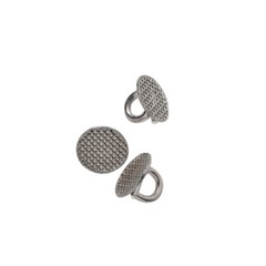 3 Packs Dental Orthodontic Lingual Buttons Direct Bond Eyelet Round Base 30Pcs