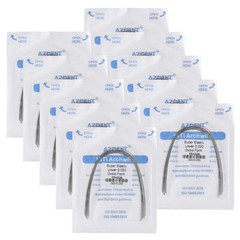 AZDENT Dental Orthodontic Brackets Braces/Super Elastic Niti Ovoid Arch Wires