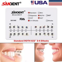 1 Pack Dental Orthodontics Elastic 1040 Pcs Ligature Ties For Choose 44 Colors