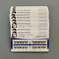 20 Sets Dental Orthodontic Metal Brackets Mini Roth 022 no hooks Mesh Base
