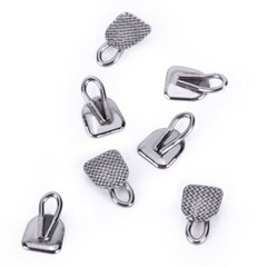 Dental Orthodontic Metal Ceramic Cleat Lingual Button Hinges Traction Hook Turbo