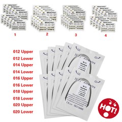 10Packs Orthodontic Dental Arch Wire Niti Round U/L / Bracket Braces MBT/Roth OR