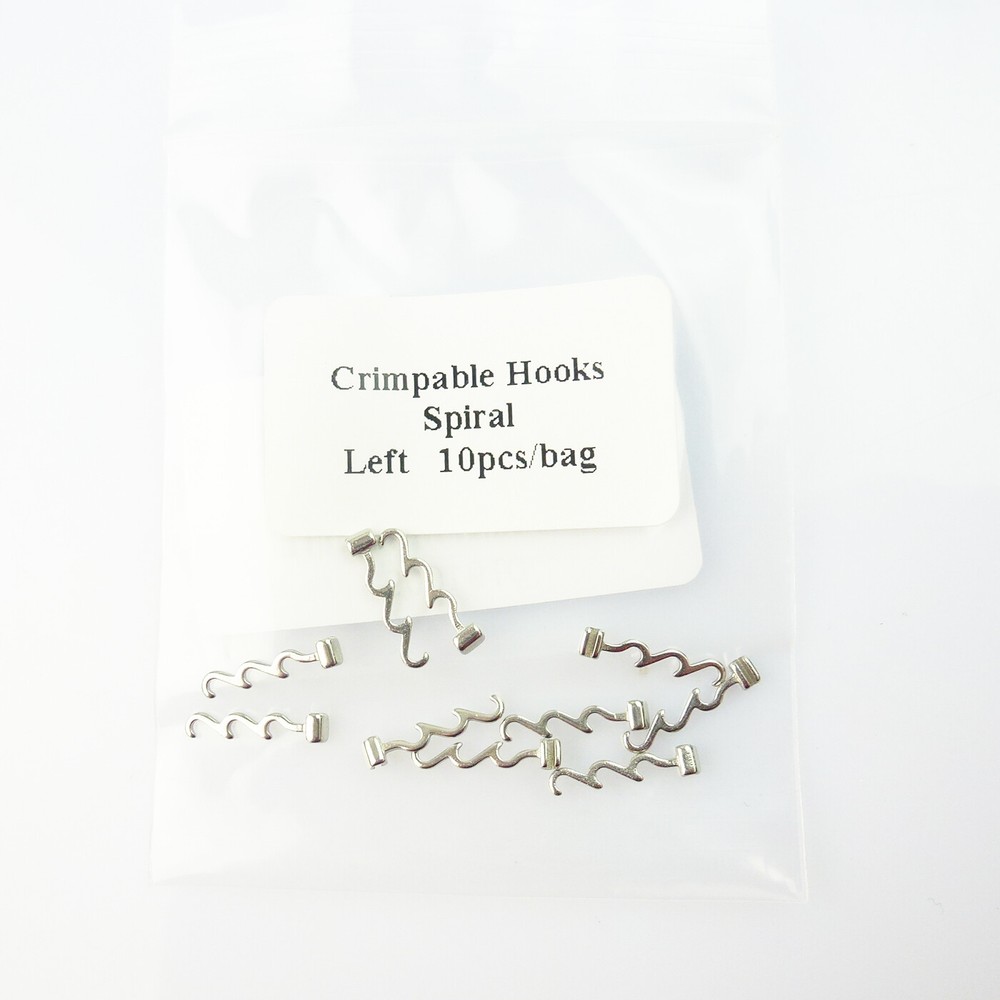 10pcs Dental Orthodontic Crimpable Hooks Short/Long/Stop/Left/right EASYINSMILE