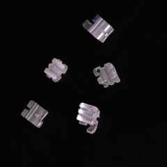 5 Cases Dental Orthodontic Classone Ceramic Bracket Brace Roth 022 345 Hooks
