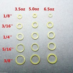 15 Sizes Dental Orthodontic Rubber Band Elastic Latex Braces 3.5 /5.0 /6.5 oz