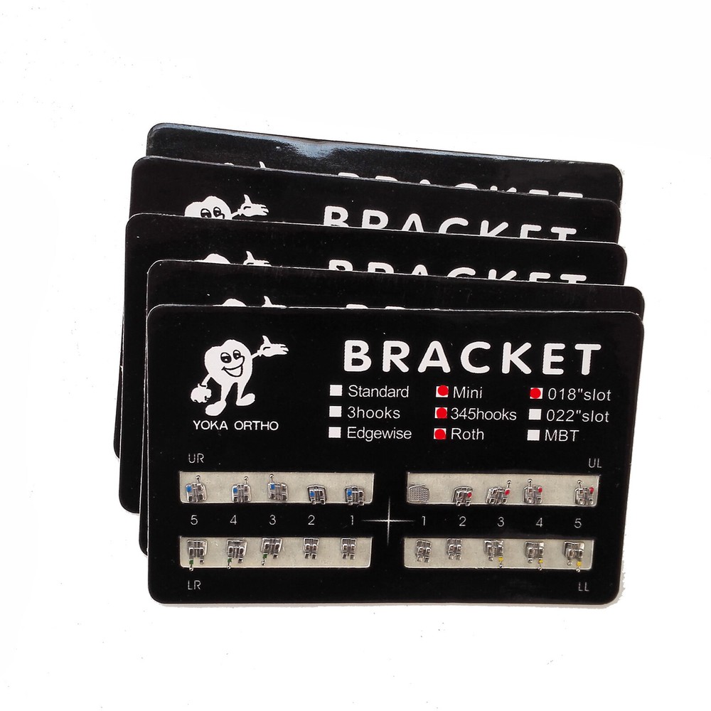 YOKA Dental Orthodontic Metal Brackets Braces /Supper Elastic Niti Arch Wires