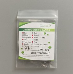 80pc/20Kit Dental Orthodontic 1st Molar Bands Buccal Tubes #29-44+ Roth MBT 022