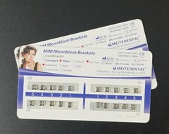 10Sets Dental Orthodontics MIM Monoblock Brackets Mini Edgewise 022 no hooks