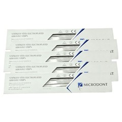 Dental Micro Stainless Steel Abrasive Strips Double-Sided Finishing Polishing