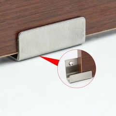 U Shape Corner Brackets made of Silver Stainless Steel Easy to Install and Use