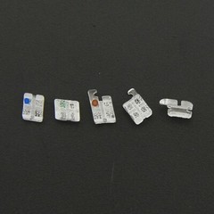 STAR ABSOLUTE Orthodontic Sapphire Brackets Clear Monocystalline Braces Roth MBT