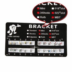 YOKA Dental Orthodontic Metal Brackets Braces /Supper Elastic Niti Arch Wires