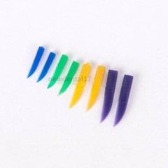 100Pc New Dental Disposable Plastic Wedges Interdental Composite Contoured 4 Siz