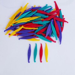 Dental Orthodontic Elastic Placer Hooks For Braces Elastic Rubber Bands 100Pcs