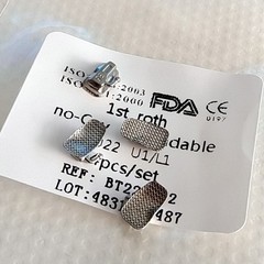 20Pack Dental Ortho 1st Molar Roth 0.022 Buccal Tube Bondable Non-Convertible