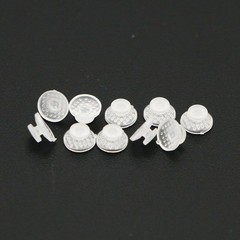 Dental Lingual Button Ceramic Clear Invisable Retainer Aligner Bondable Round
