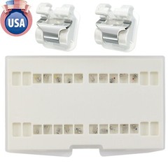US Orthodontic Self Ligating Ceramic Bracket Aesthetic AO Empower Clear Roth 022