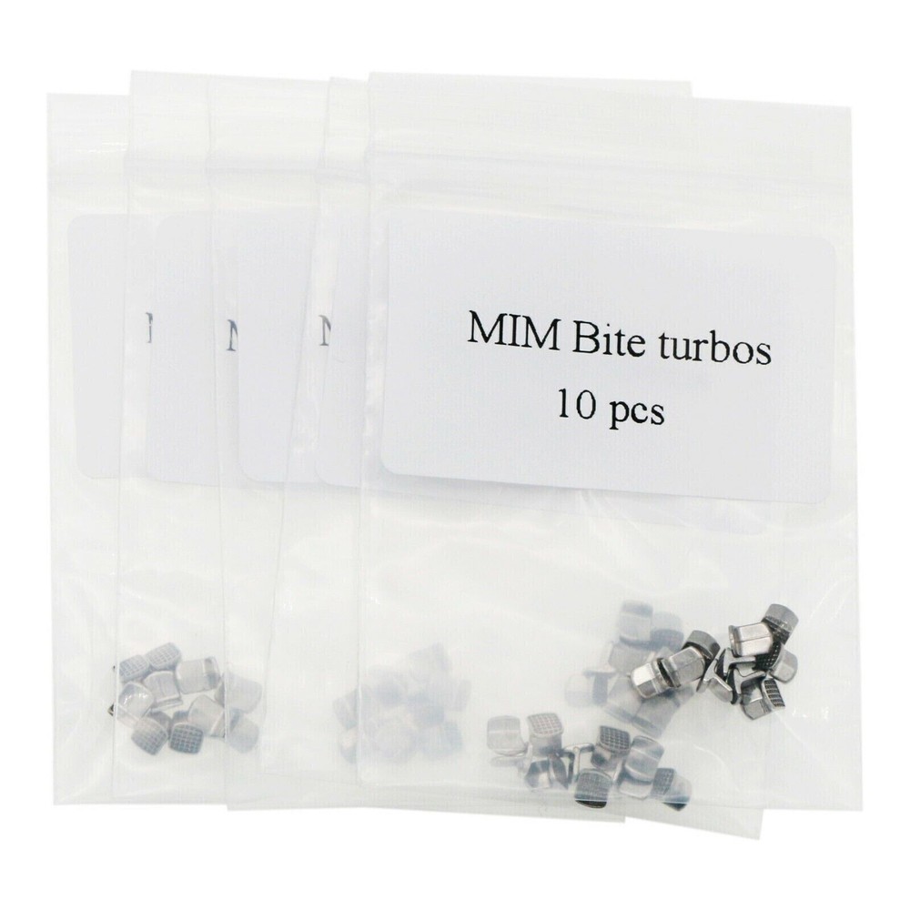5 Bags Dental Orthodontic Monoblock MIM Bite Turbos Tongue Tamer Hinge Button