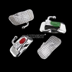 10X Tubos bucales Bondable de ortodoncia dental Roth 0.022 1er molar Laser Mark