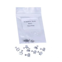 Dental Stainless Steel Orthodontic Crimpable Arch Hooks Long/Medium/Short Tube