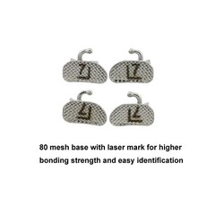 Orthodontic Buccal Tubes 1st 2nd Molar Brackets Roth MBT 022 Laser Marked Mini