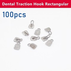 100Pieces Dental Orthodontic Traction Hook Caplin Hook Diameter Rectangular