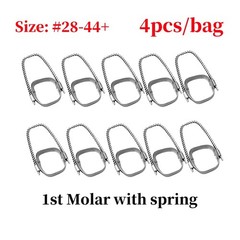 Dental Teeth Brace Preformed 1st Space Maintainer Retainer Molar Bands #28-44.5