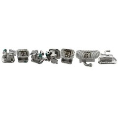 Orthodontic Self Ligating Brackets Metal Damon Q Braces Clear Ceramic Roth MBT