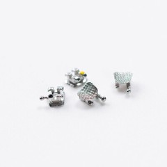 1/10pk Mini Metal Dental Orthodontic Brackets .022 Roth/MBT 345 with Hook Ortho