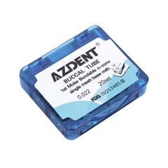 AZDENT Dental Orthodontic Buccal Tube Roth.022 Non-Convertible Bonding 1st Molar