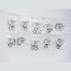 10x Dental Prewelded Bands Sgl Buccal Tubes Roth 0.022 Nov-Conv 1st Molar U1/L1