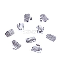 AZDENT Dental Orthodontic Metal Inblock Non-Convertible1st Buccal Tube Roth 022