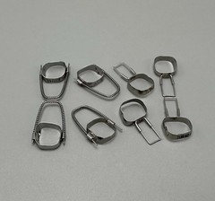 40pcs Dental Teeth Brace Preformed 1st 2nd Space Maintainer Retainer Molar Bands