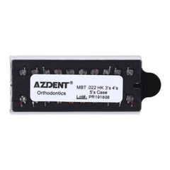 AZDENT Dental Orthodontic Monoblock MIM Bracket Braces Mini Roth/ MBT 018/ 022