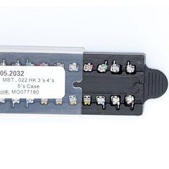 1-100Box Mini OC MBT 022 3-4-5 Hooks Dental Orthodontic Bracket Braces 20PCS/Kit