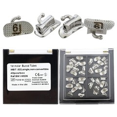 US Dental Orthodontic Mini Buccal Tubes 1st 2nd Molar Tube Roth MBT 022 Laser